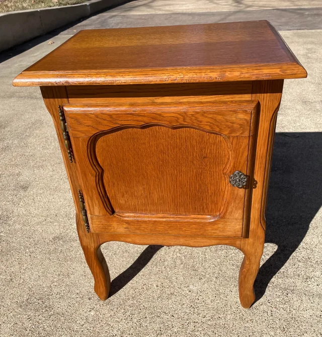 Vintage French Country Night Stand | Chairish